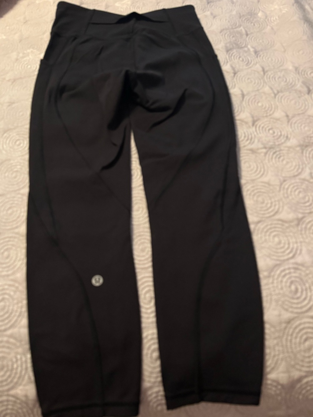 lululemon athletica Black Cropped Athletic Pants